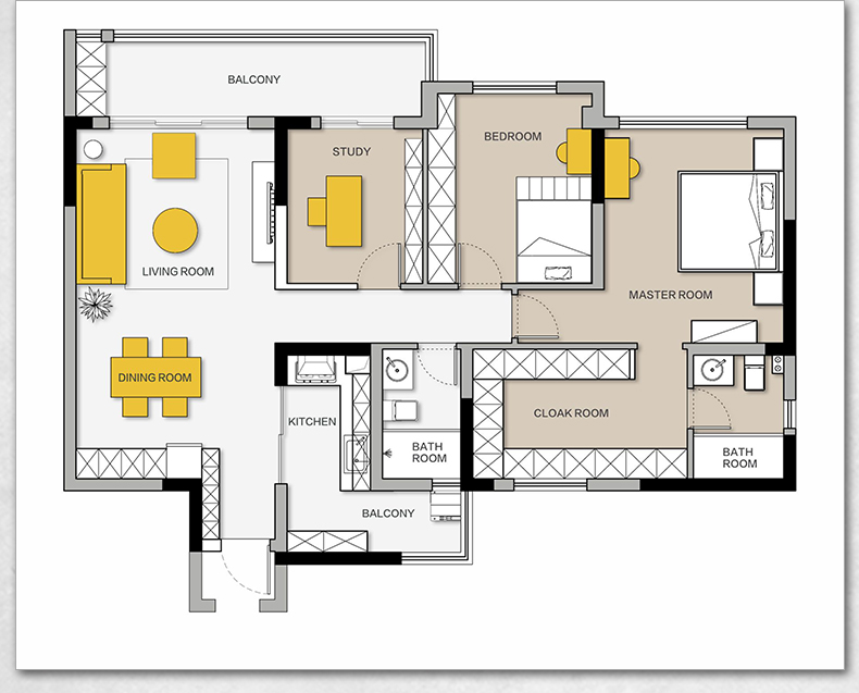 装修前装修后高清实景效果图带前后对比图案例设计文案平面户型图