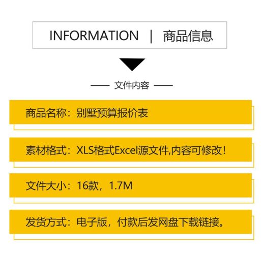 别墅装修预算室内工程施工表报价表自建房家装材料价格工程量清单-大设天下