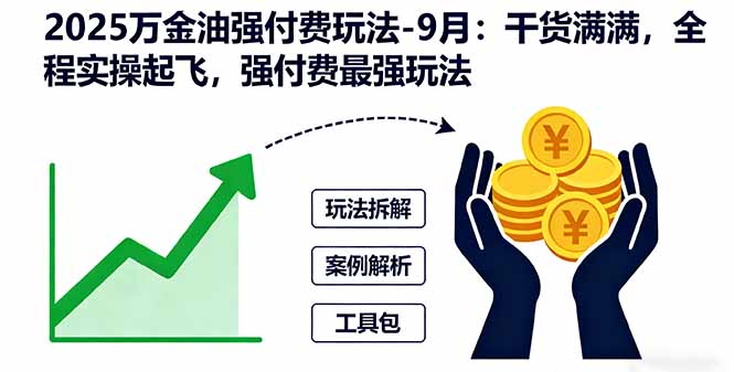 2025万金油强付费玩法-9月：干货满满，全程实操起飞，强付费最强玩法-大设天下