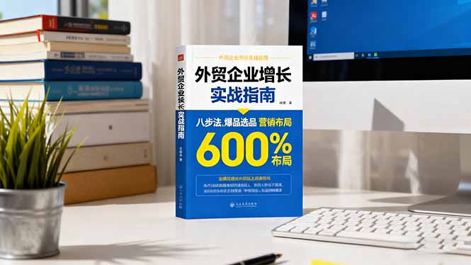 外贸企业增长实战指南，八步法、爆品选品、营销布局，业绩增长300%-大设天下