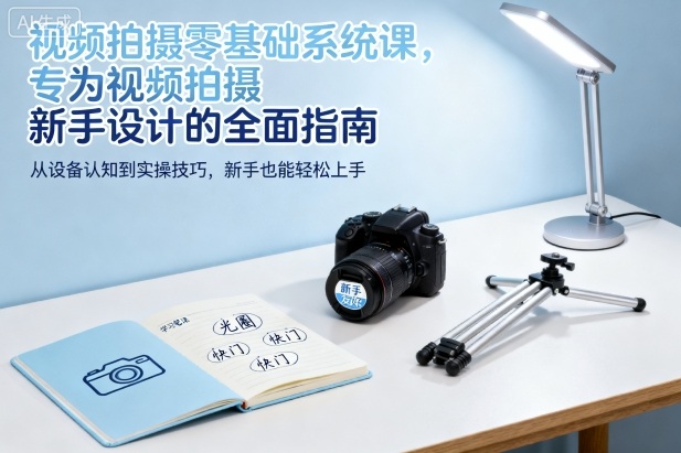 视频拍摄零基础系统课，专为视频拍摄新手设计的全面指南-大设天下