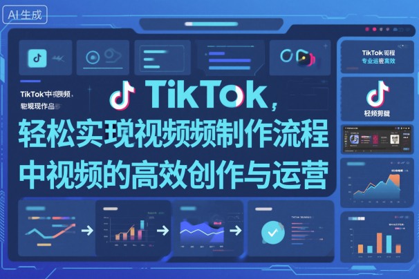 TikTok中视频制做流程，轻松实现Tk中视频的高效创作与运营-大设天下
