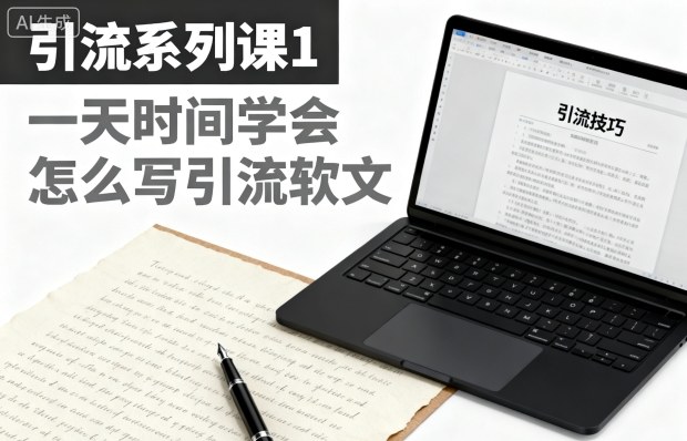 引流系列课1，一天时间学会怎么写引流软文-大设天下