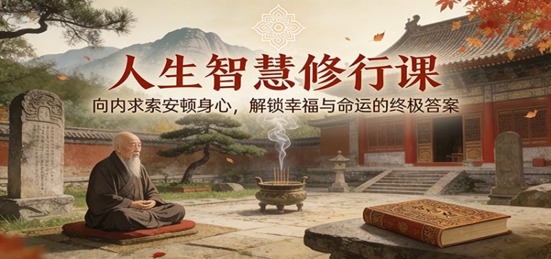 人生智慧修行课：向内求索安顿身心，解锁幸福与命运的终极答案-大设天下