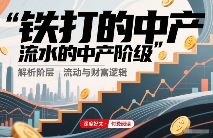 付费文章：铁打的中产，流水的中产阶级-大设天下