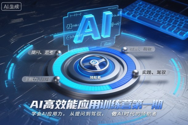 AI高效能应用训练营第一期，学会AI应用力，从提问到驾驭，做AI时代的领航者(更新)-大设天下