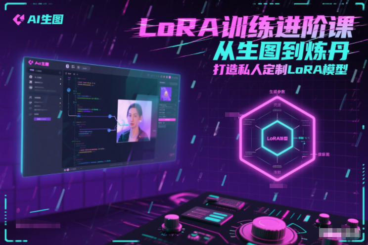 LoRA训练进阶课，从生图到炼丹，打造私人定制LoRA模型-大设天下