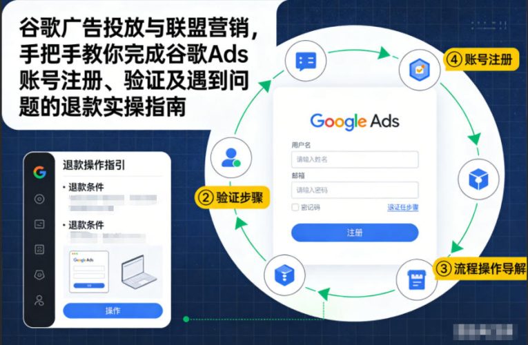 谷歌广告投放与联盟营销，手把手教你完成谷歌Ads账号注册、验证及遇到问题的退款实操指南-大设天下