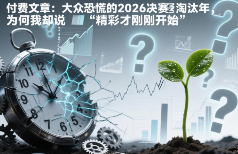 付费文章：大众恐慌的2026决赛淘汰年，为何我却说“精彩才刚刚开始”？-大设天下