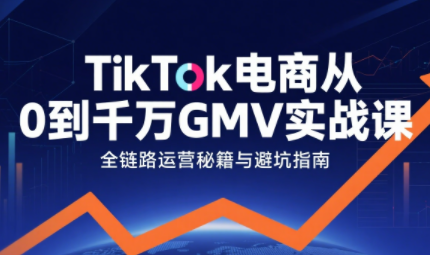 三千老师·TikTok电商从0到千万GMV实战课(更新)-大设天下