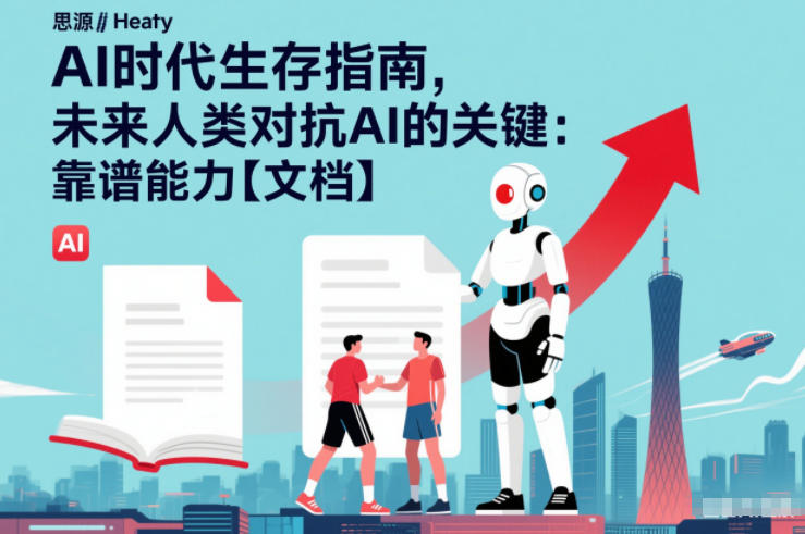 AI时代生存指南，未来人类对抗AI的关键：靠谱能力【文档】-大设天下