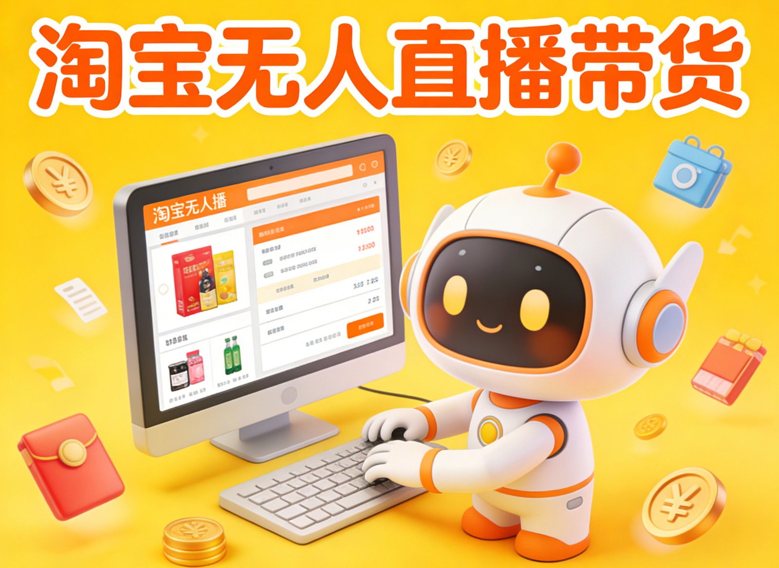 图片[1]-淘宝无人直播带货，24小时自动卖货，月佣金1W+，不违规不封号，不用露脸-大设天下