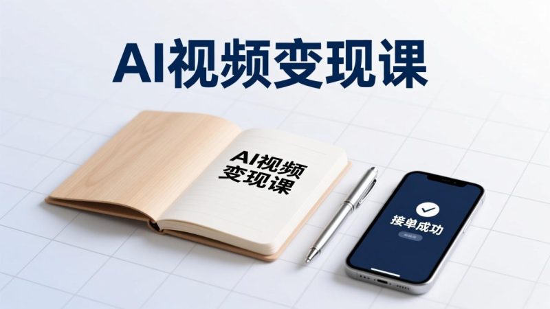 AI视频变现课，学完即可创作短片、接商单，实现副业增收，单项目报价可达千元-大设天下