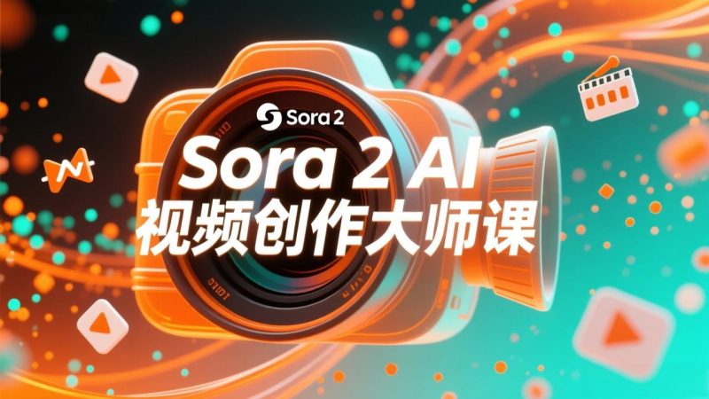 如何利用Sora 2创建流行AI人工智能视频大师班教程：掌握创作全流程，产出百万播放内容-大设天下