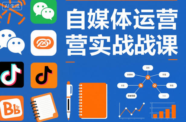 自媒体运营实战课，掌握一套系统的自媒体运营底层方法论，成为优秀的内容创作者-大设天下