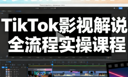 凌帧·TikTok影视解说全流程实操-大设天下