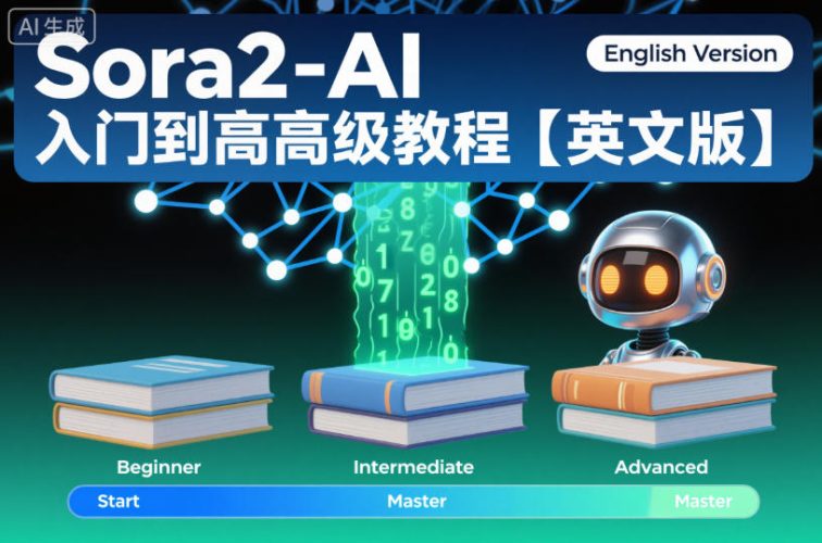 Sora2-AI入门到高级教程【英文版】-大设天下