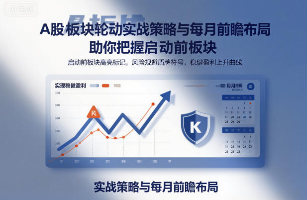 A股板块轮动实战策略与每月前瞻布局，助你把握启动前板块，规避风险，实现稳健盈利-大设天下