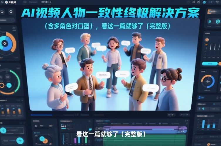 AI视频人物一致性终极解决方案(含多角色对口型)，看这一篇就够了(完整版)-大设天下