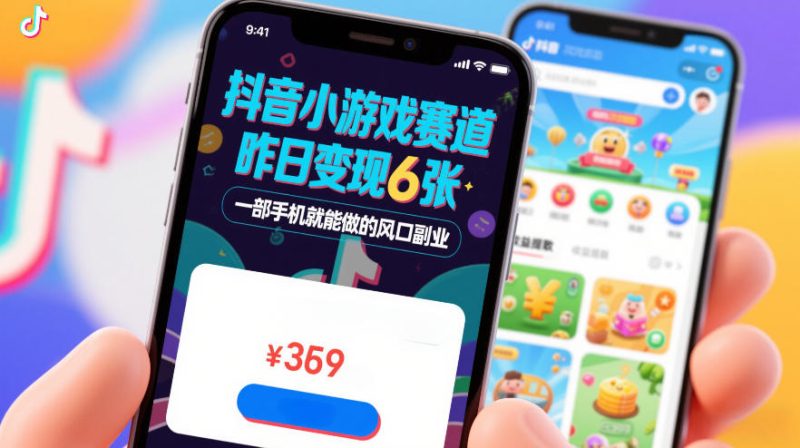抖音小游戏赛道，昨日变现600+，零基础一部手机就能做的风口副业【揭秘】-大设天下