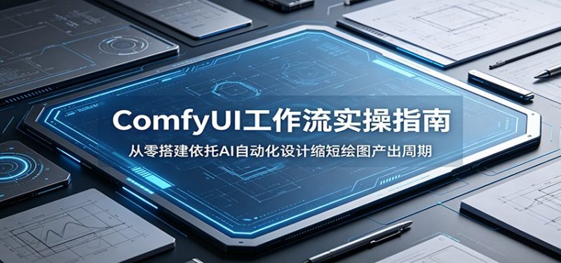 ComfyUI 工作流实操指南：从零搭建依托AI自动化设计缩短绘图产出周期-大设天下